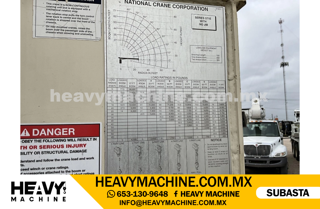 Grúa Titán 2008 MACK CHU600