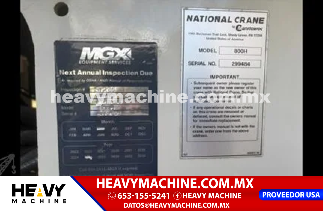 Grúa Titán 2009 MACK GRANITE GU713