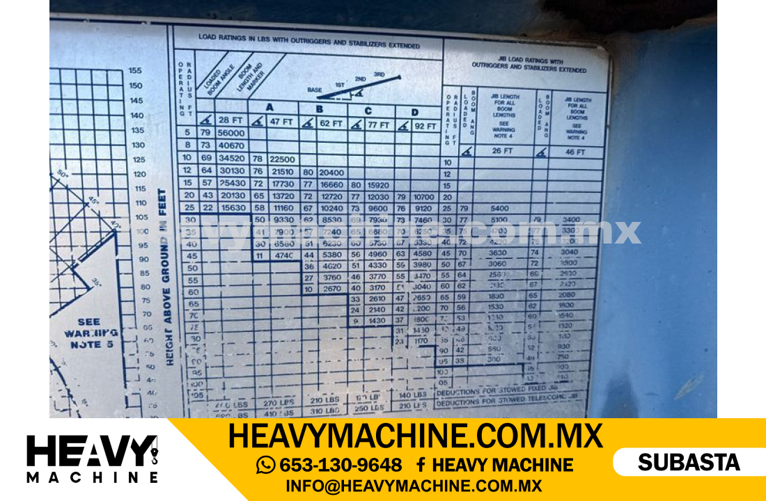 Grúa Titán 2016 PETERBILT 365