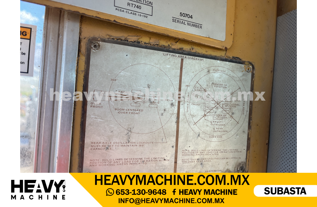 Grúa Todo terreno 1982 GROVE RT740 40 ton 4x4