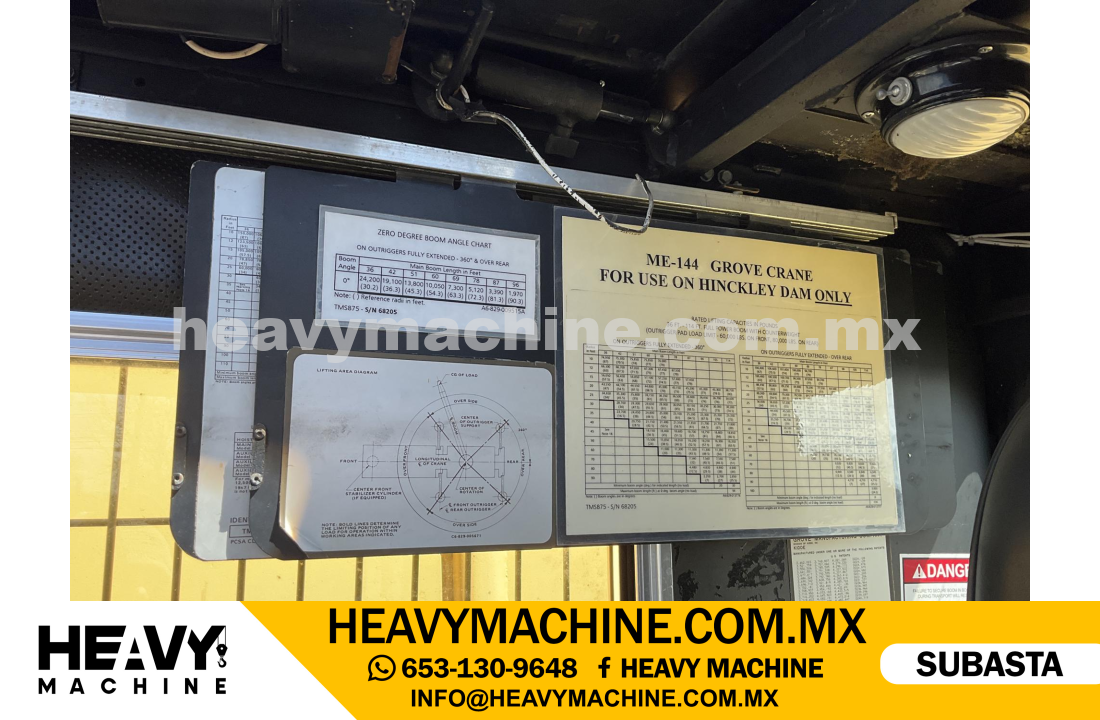 Grúa Todo terreno 1985 GROVE TMS875