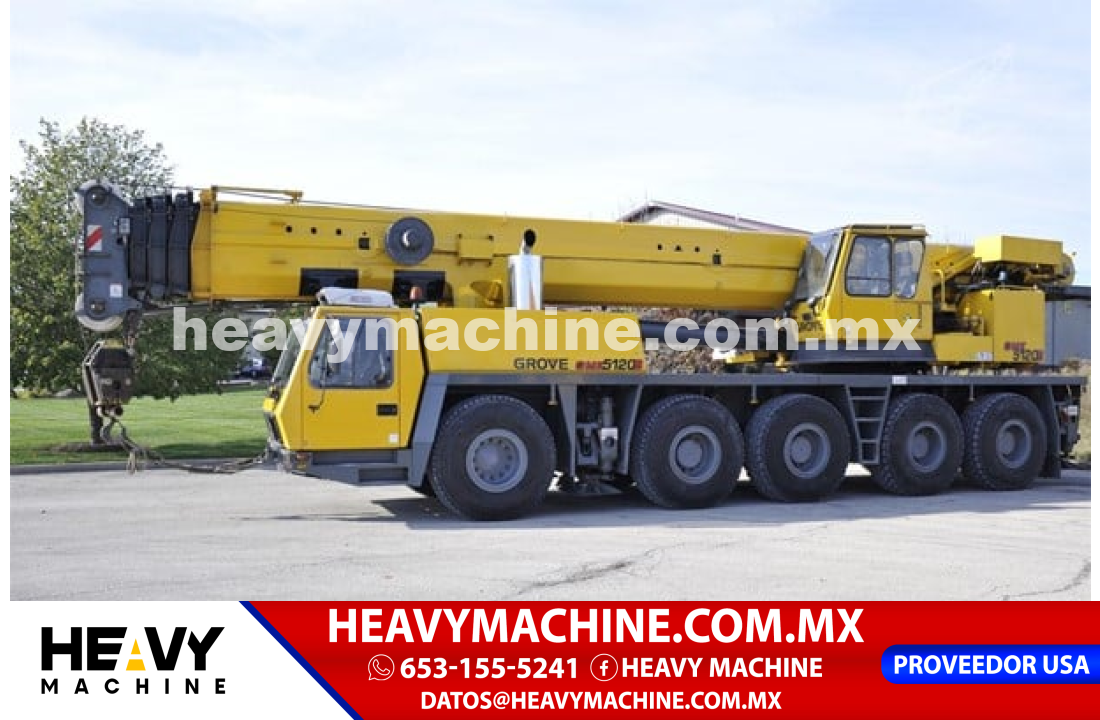 Grúa Todo terreno 2000 Grove GMK5120B