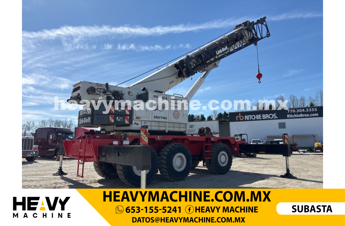 Grúa RT 2007 Link-Belt RTC-80100