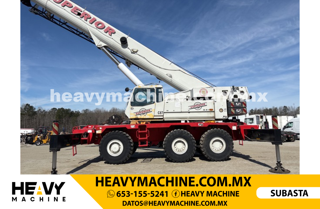 Grúa RT 2007 Link-Belt RTC-80100