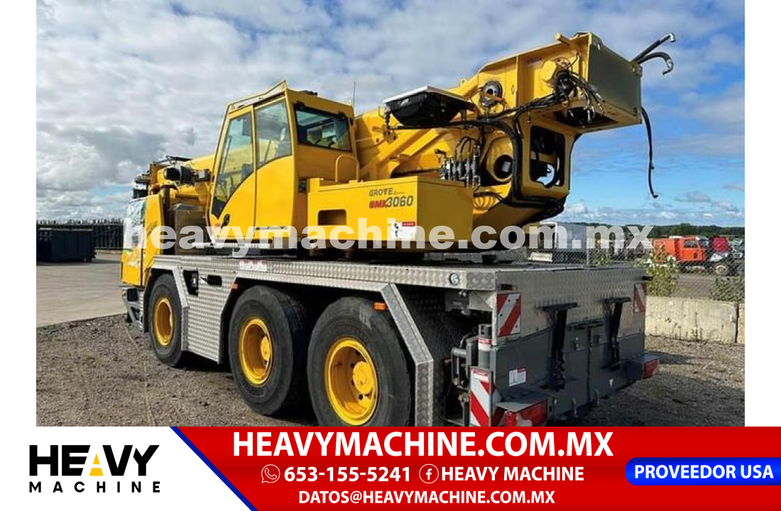 Grúa Todo terreno 2015 Grove GMK 3060