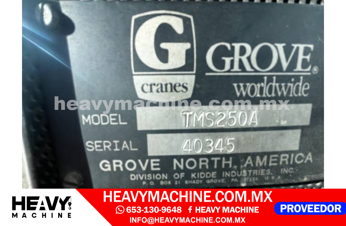 Grúa Todo terreno GROVE
