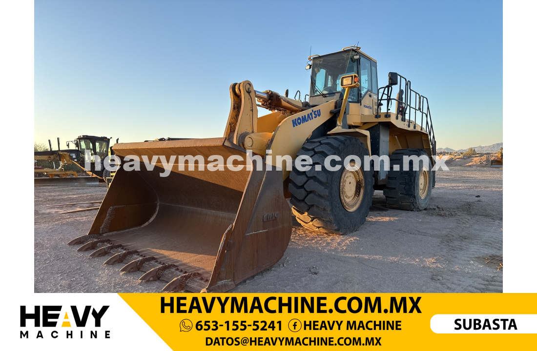 Maquinaria Pesada Cargador frontal 2007 Komatsu WA600-6