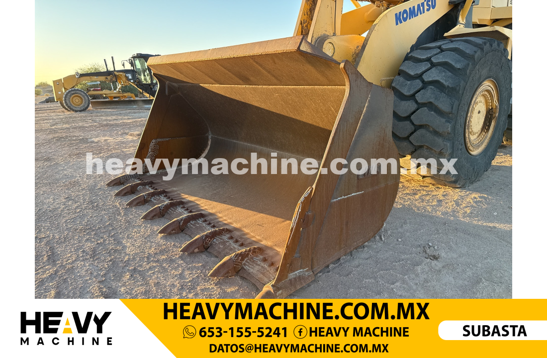 Maquinaria Pesada Cargador frontal 2007 Komatsu WA600-6