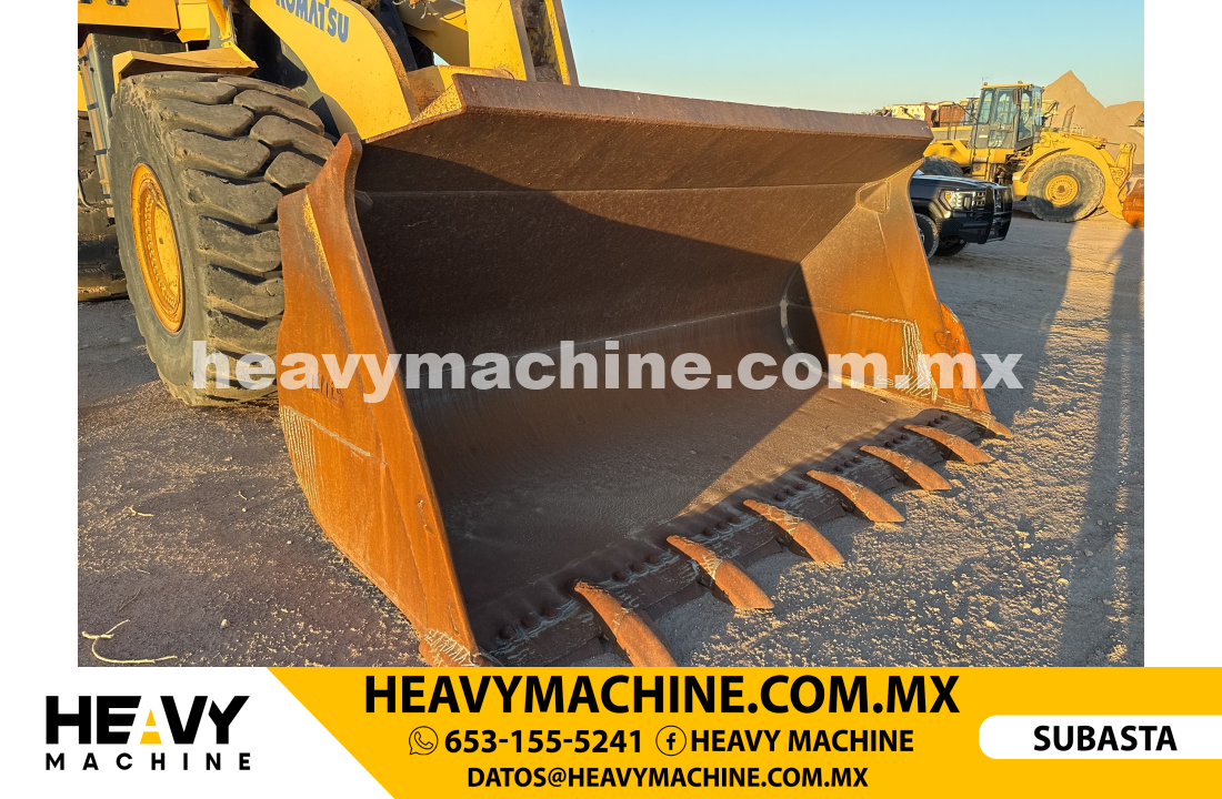 Maquinaria Pesada Cargador frontal 2007 Komatsu WA600-6