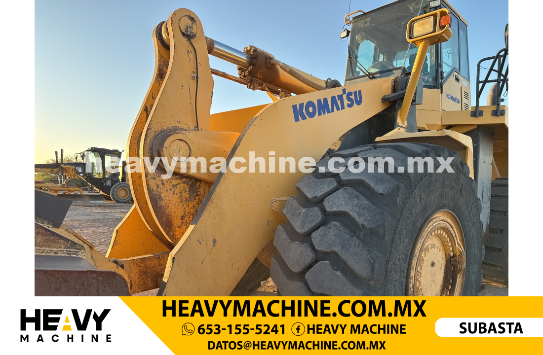 Maquinaria Pesada Cargador frontal 2007 Komatsu WA600-6