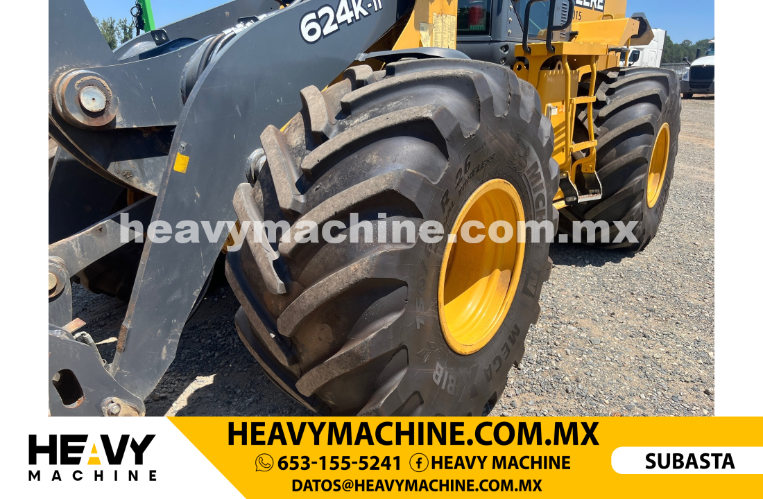 Maquinaria Pesada Cargador frontal 2019 John Deere 624K-II