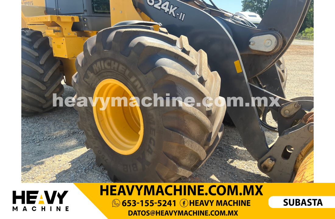 Maquinaria Pesada Cargador frontal 2019 John Deere 624K-II