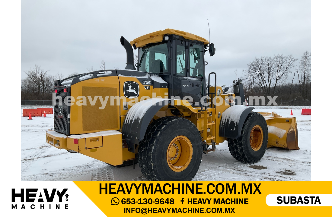 Maquinaria Pesada Cargador frontal 2023 JOHN DEERE 524P