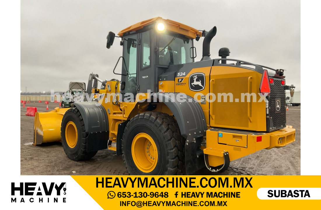 Maquinaria Pesada Cargador frontal 2024 JOHN DEERE 524P High Lift