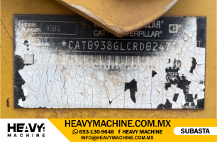 Maquinaria Pesada Cargador frontal 2007 Caterpillar 938G Series II