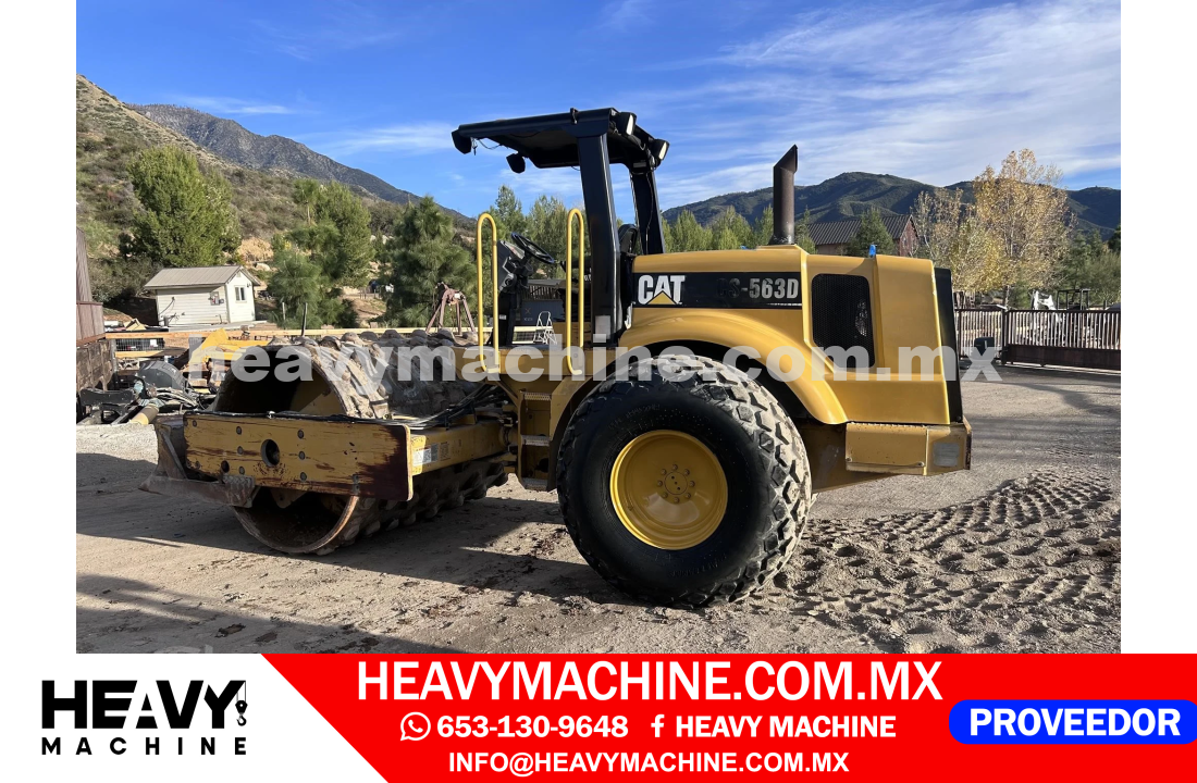 Maquinaria Pesada Compactadora 2000 CAT CS-563D