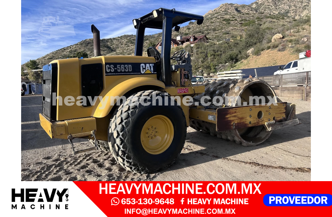 Maquinaria Pesada Compactadora 2000 CAT CS-563D