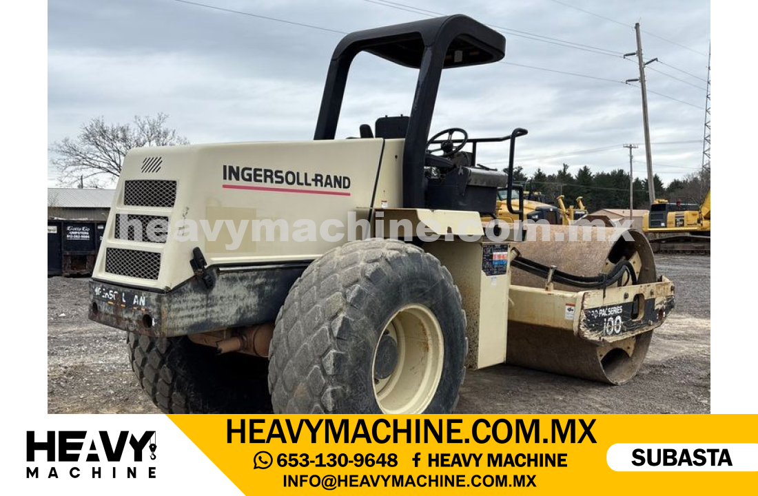 Maquinaria Pesada Compactadora 2000 INGERSOLL RAND SD-100D PRO PAC