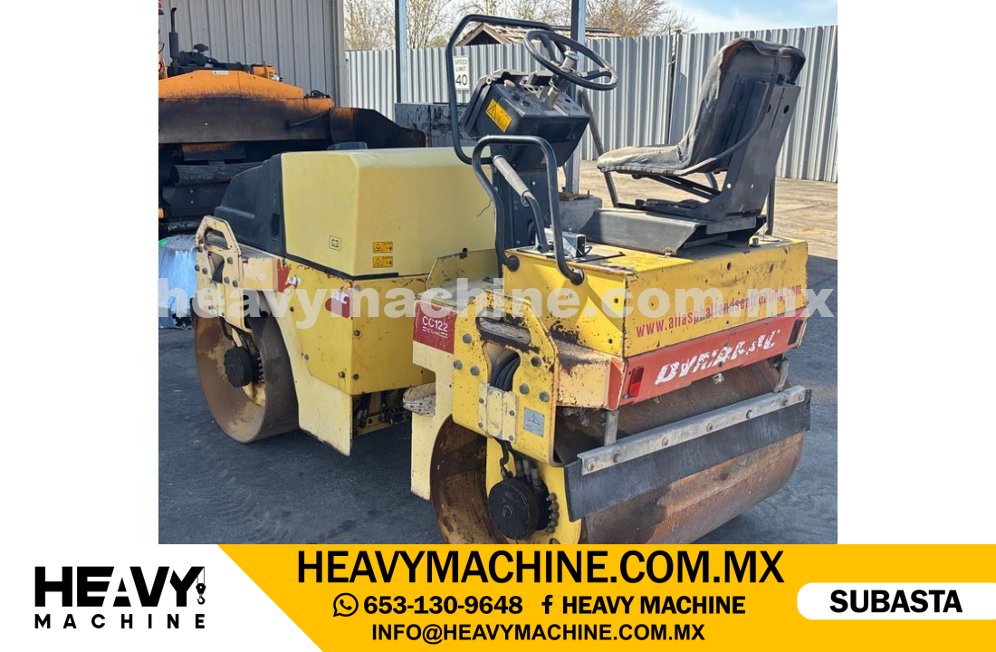 Maquinaria Pesada Compactadora 2003 DYNAPAC CC122