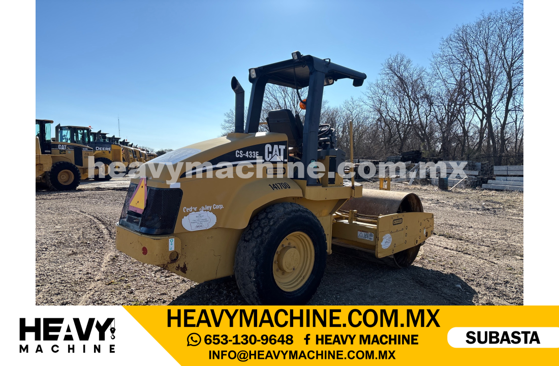 Maquinaria Pesada Compactadora 2005 CAT CS-433E