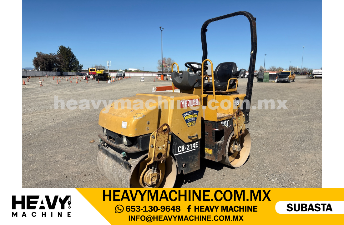 Maquinaria Pesada Compactadora 2007 CAT CB-214E