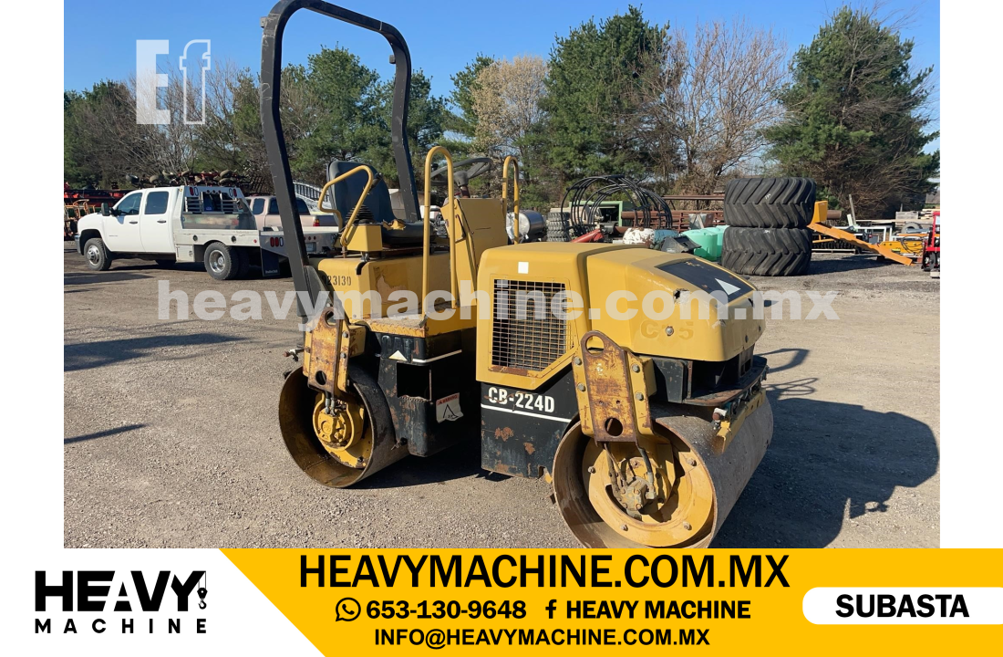 Maquinaria Pesada Compactadora CAT CB-224D