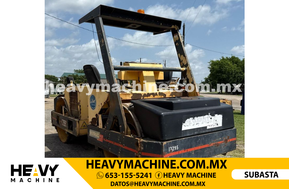 Maquinaria Pesada Compactadora Hypac C766C double drum vibratory roller