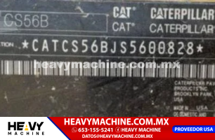 Maquinaria Pesada Compactadora 2019 Caterpillar CS56B
