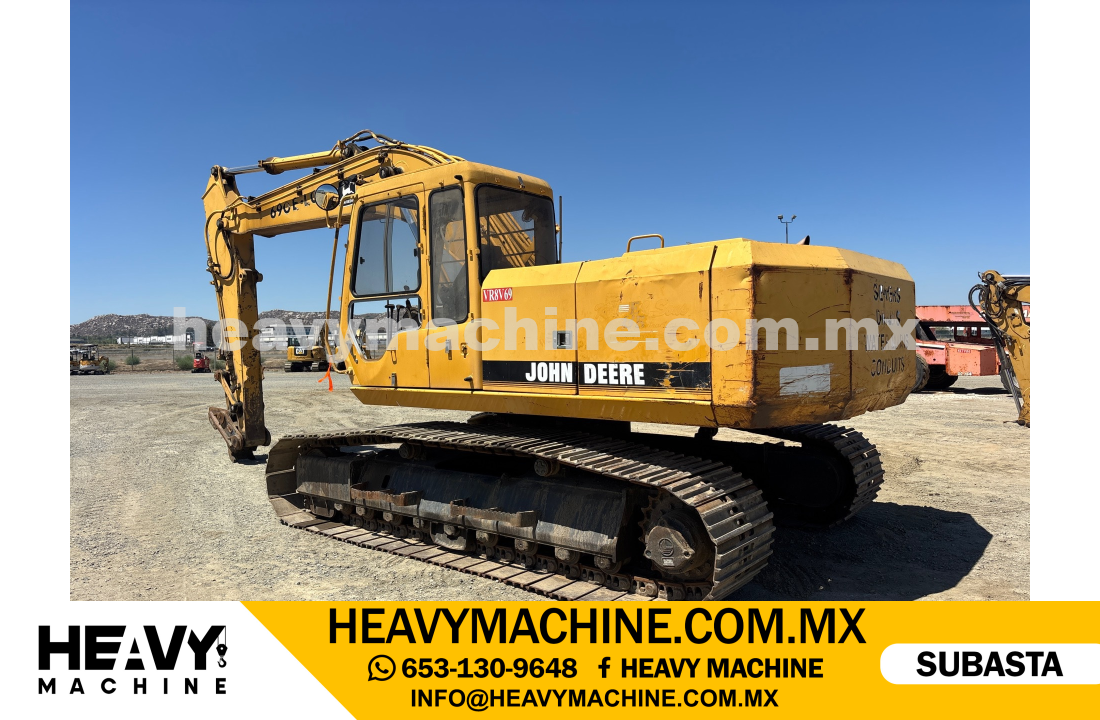Maquinaria Pesada Excavadora 1996 JOHN DEERE 690E