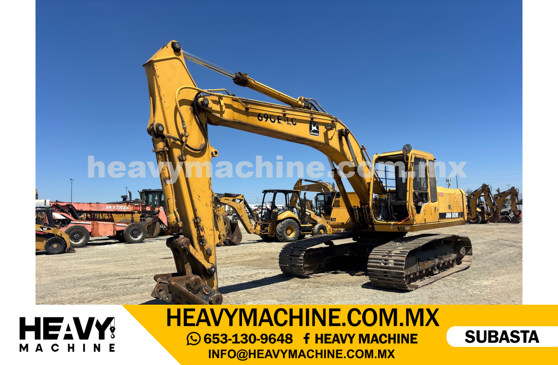 Maquinaria Pesada Excavadora 1996 JOHN DEERE 690E