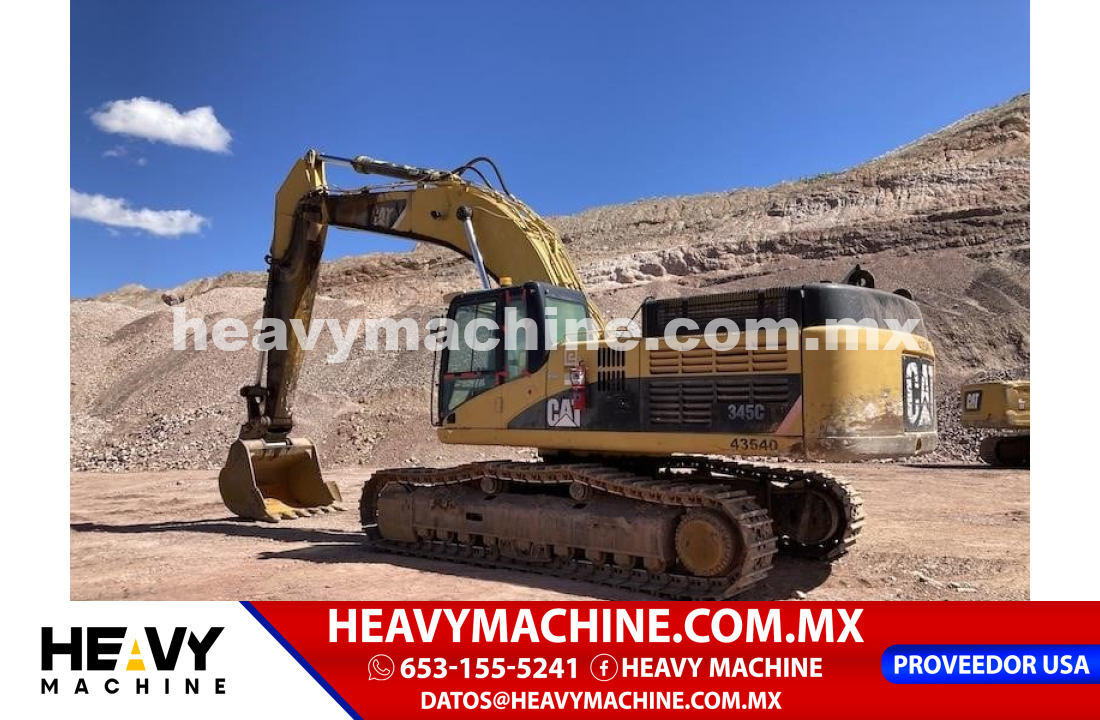 Maquinaria Pesada Excavadora 2007 CAT 345CL