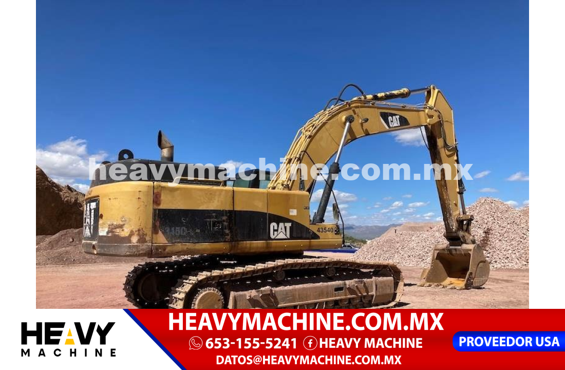 Maquinaria Pesada Excavadora 2007 Caterpillar 345CL