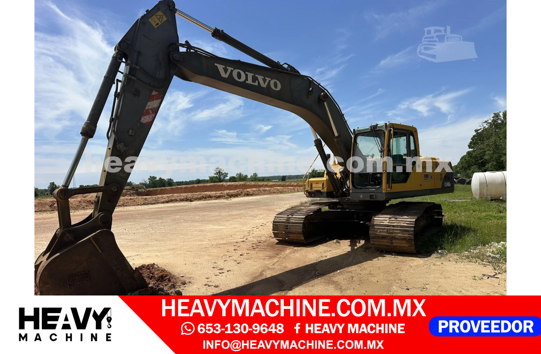 Maquinaria Pesada Excavadora 2007 VOLVO EC240B LC