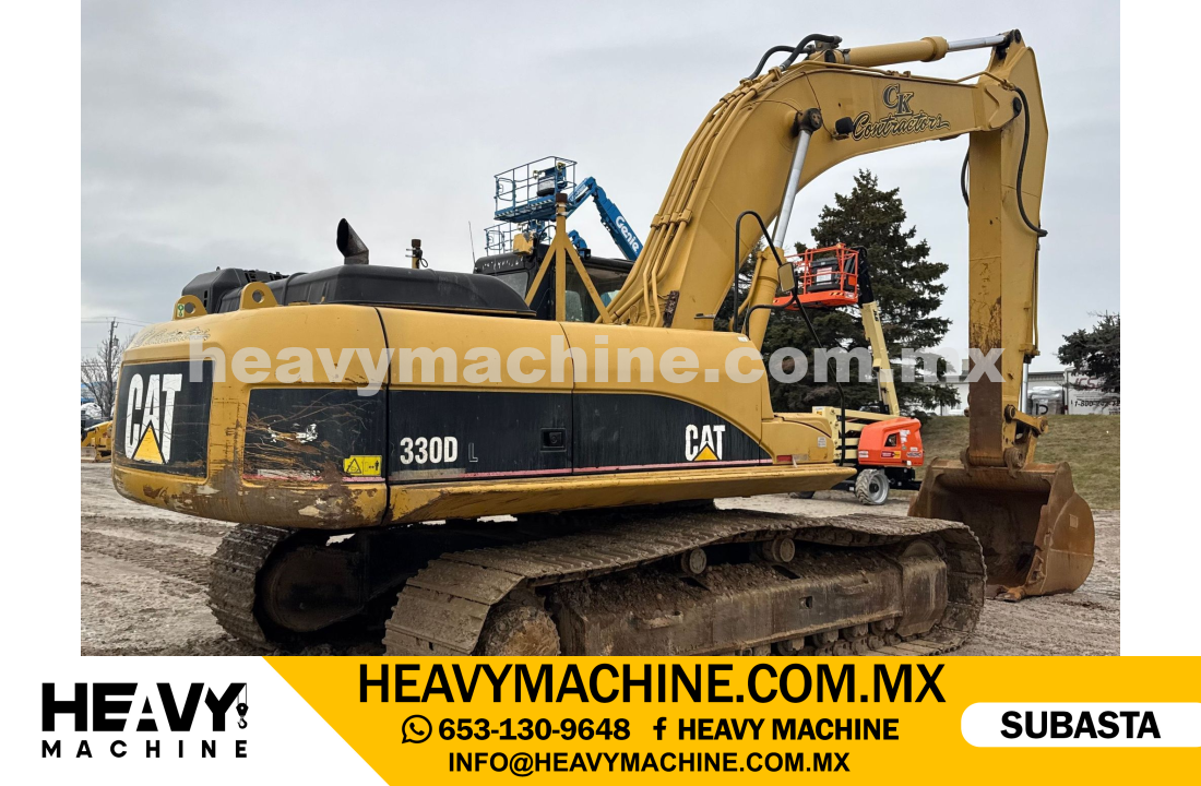 Maquinaria Pesada Excavadora 2008 CAT 330D