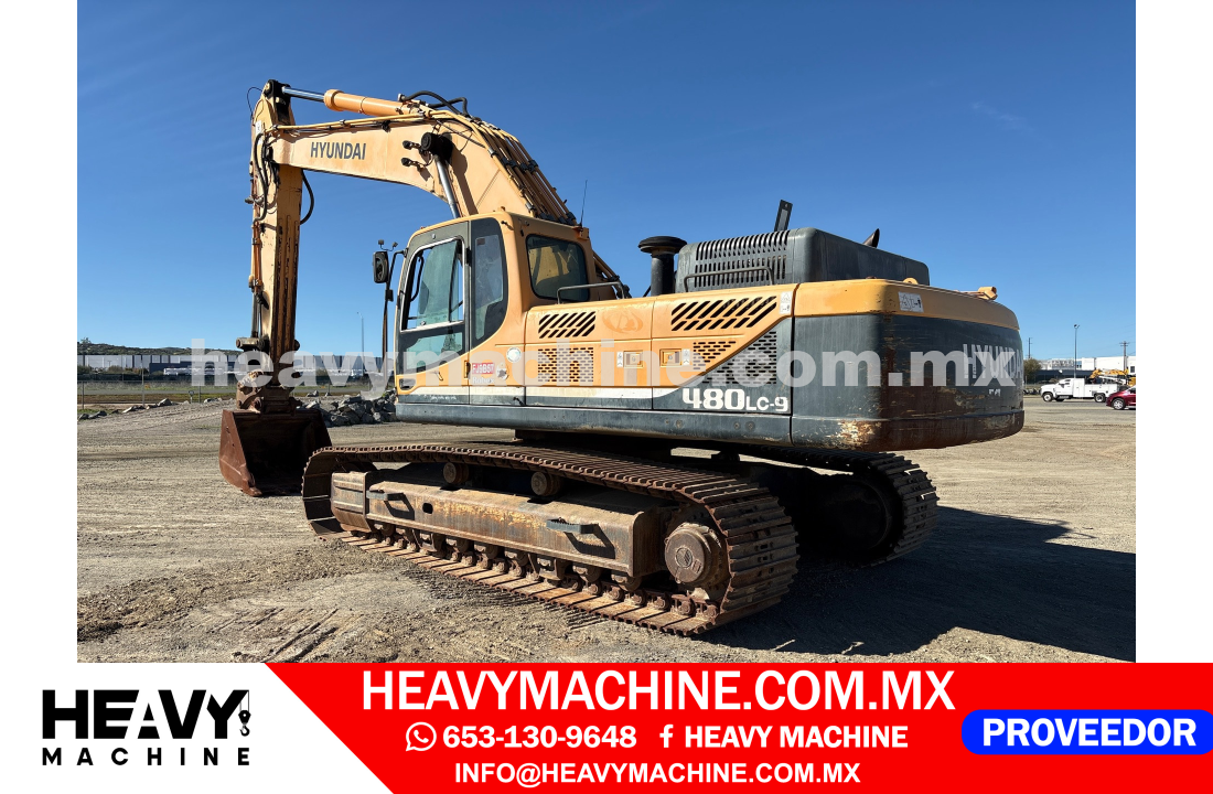 Maquinaria Pesada Excavadora 2012 HYUNDAI Robex 480LC-9