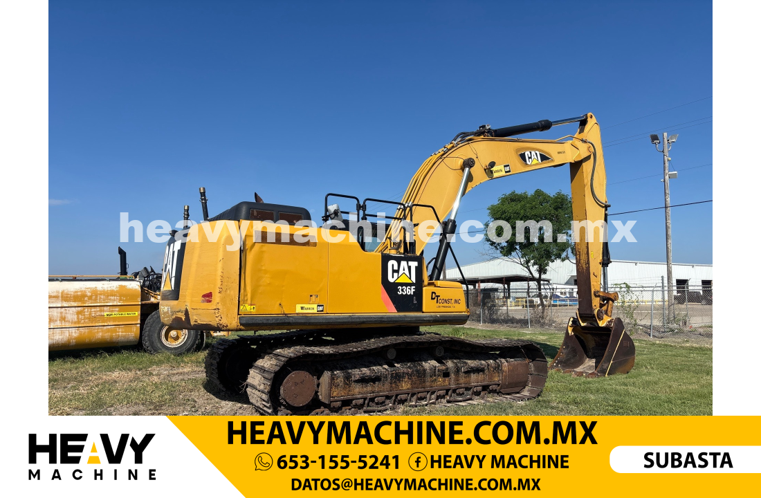 Maquinaria Pesada Excavadora 2014 CAT 336F L