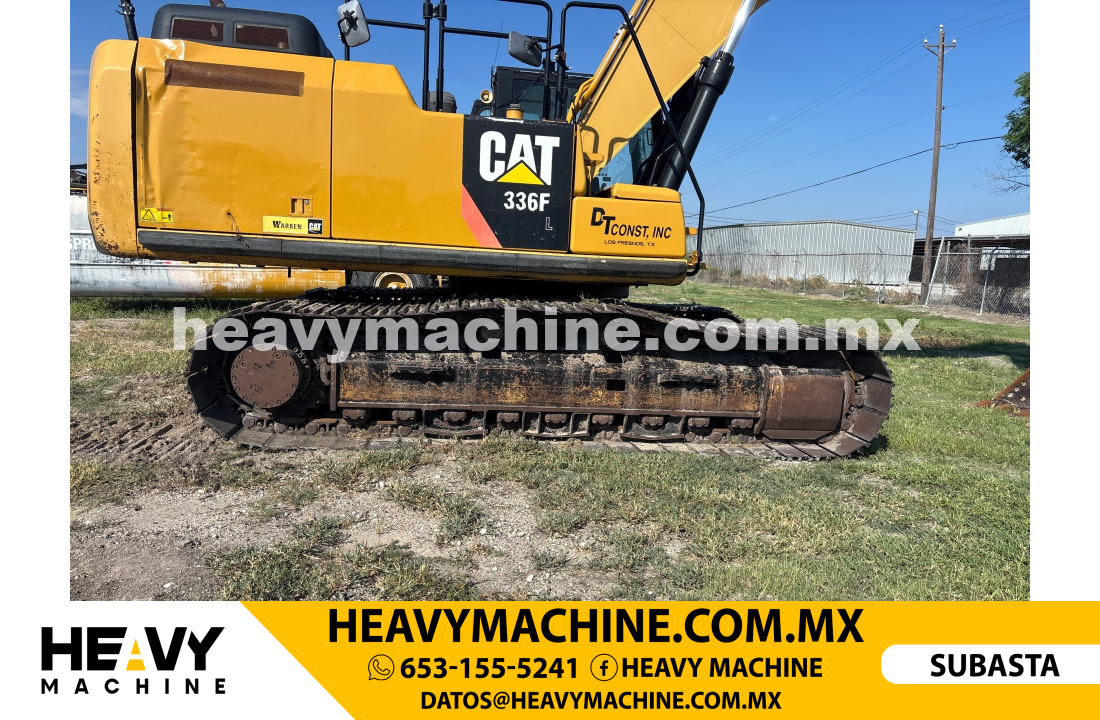 Maquinaria Pesada Excavadora 2014 CAT 336F L