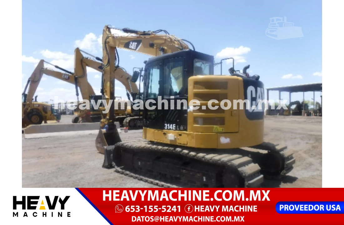 Maquinaria Pesada Excavadora 2014 Caterpillar 314E LCR