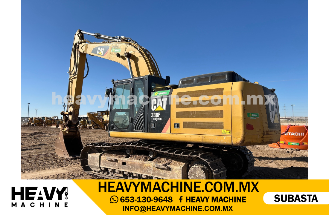 Maquinaria Pesada Excavadora 2018 CAT 336F L