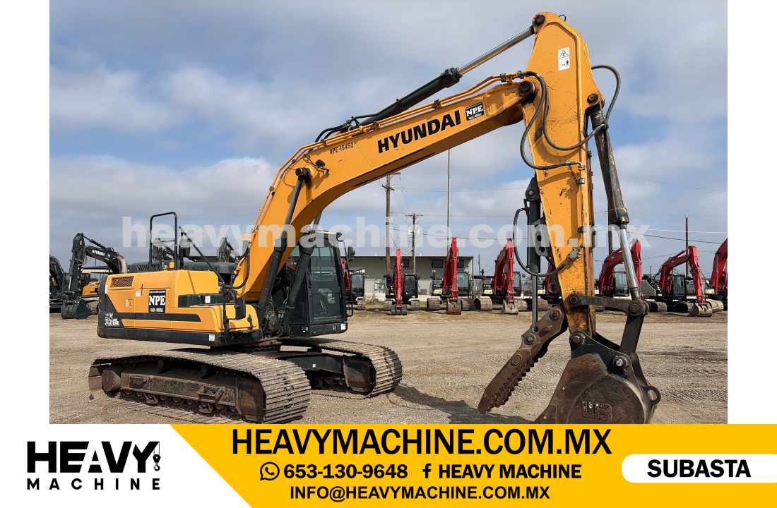Maquinaria Pesada Excavadora 2018 HYUNDAI HX220L