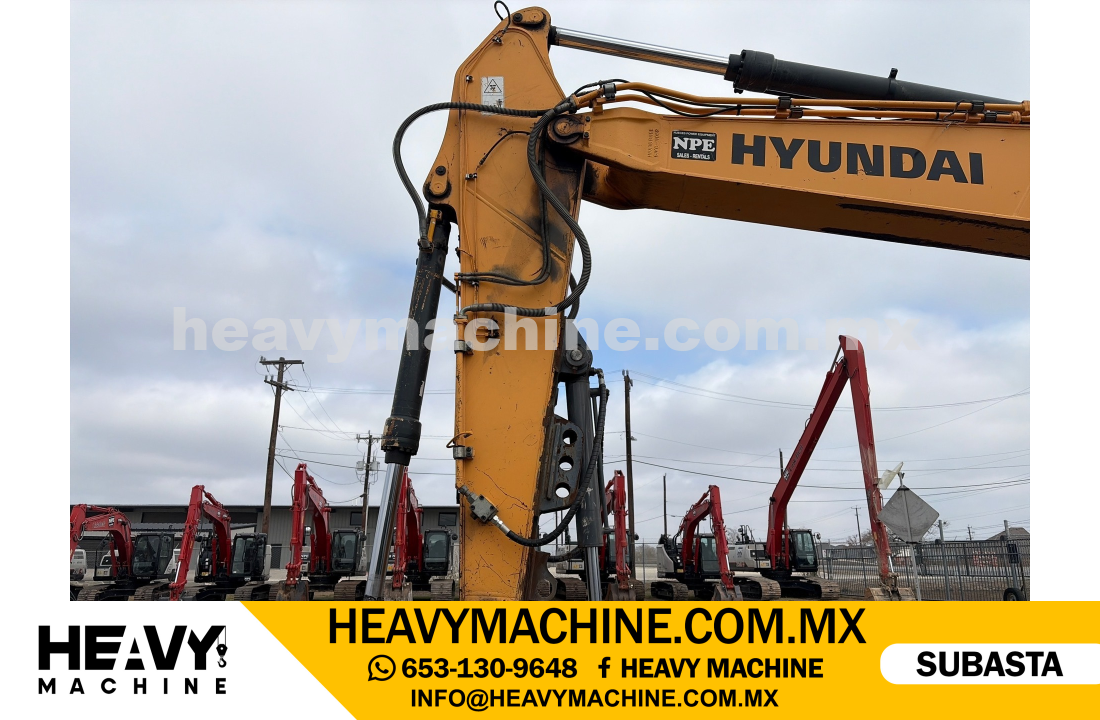 Maquinaria Pesada Excavadora 2018 HYUNDAI HX220L