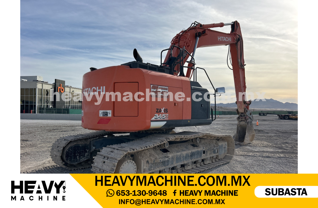 Maquinaria Pesada Excavadora 2019 HITACHI ZX345USLC-6N