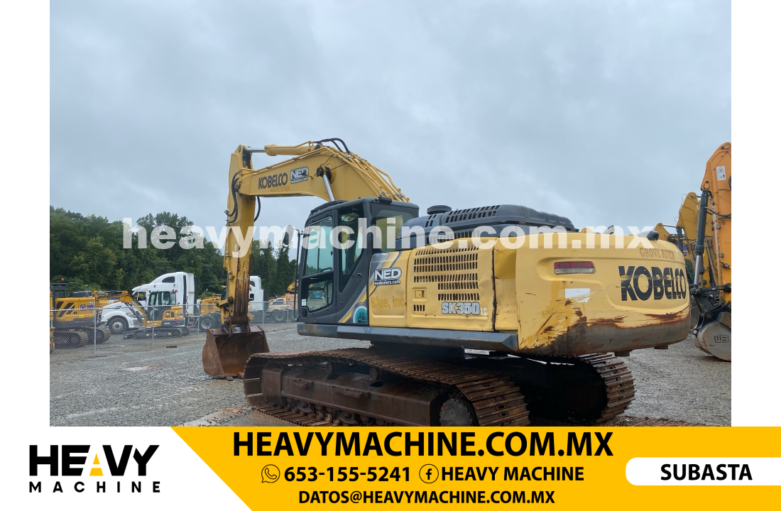 Maquinaria Pesada Excavadora 2019 KOBELCO SK350LC-10