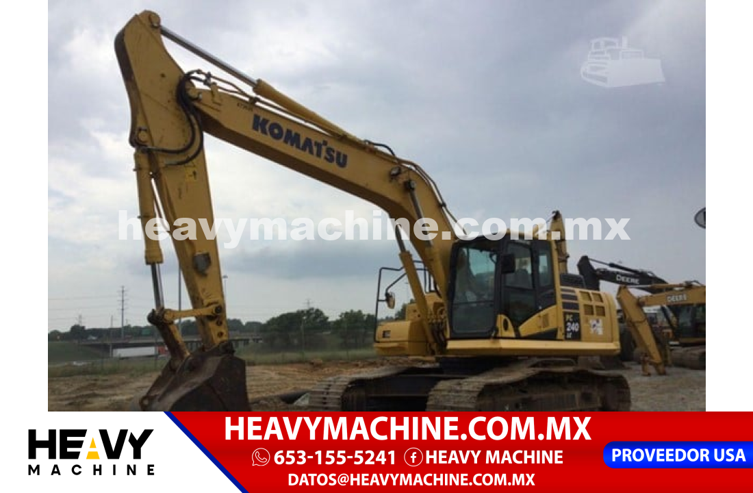 Maquinaria Pesada Excavadora 2019 Komatsu PC240 LC-11