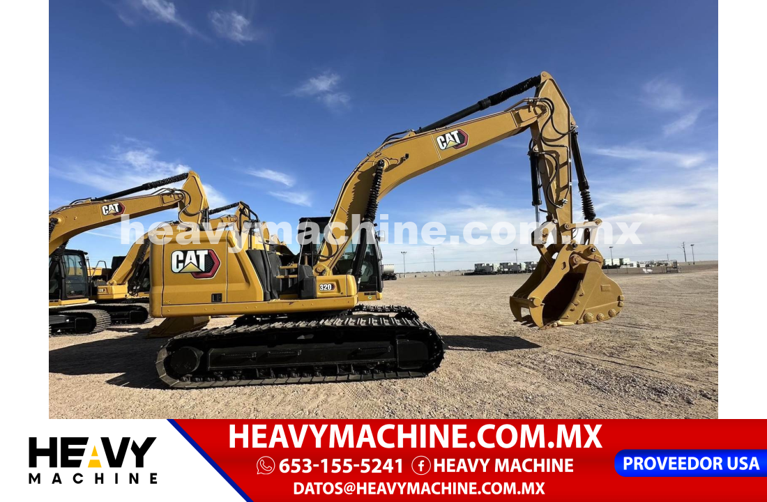 Maquinaria Pesada Excavadora 2020 Caterpillar 320