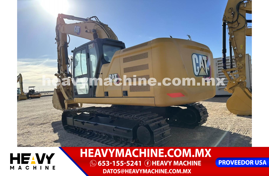 Maquinaria Pesada Excavadora 2020 Caterpillar 320