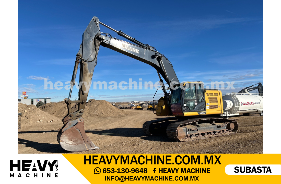 Maquinaria Pesada Excavadora 2021 JOHN DEERE 345G LC
