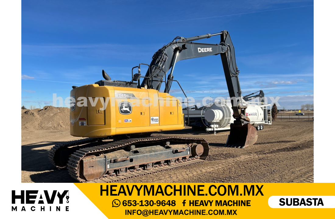 Maquinaria Pesada Excavadora 2021 JOHN DEERE 345G LC