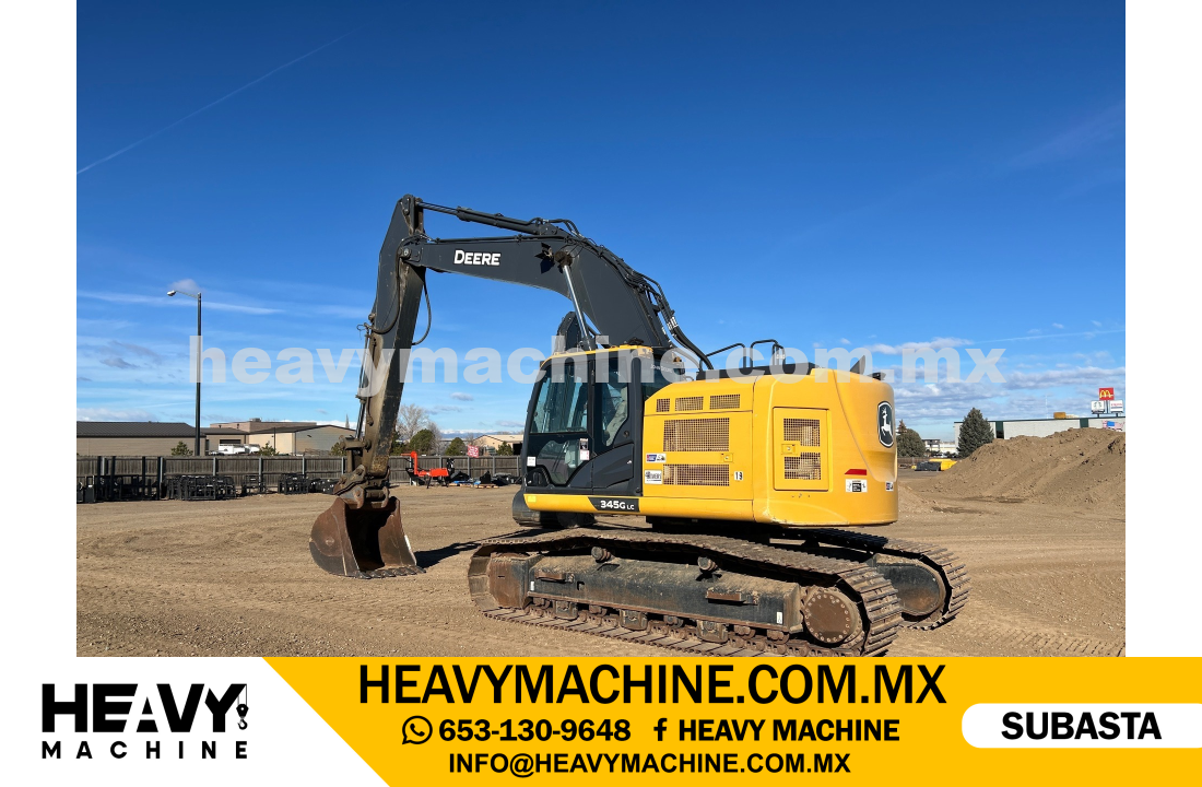 Maquinaria Pesada Excavadora 2021 JOHN DEERE 345G LC