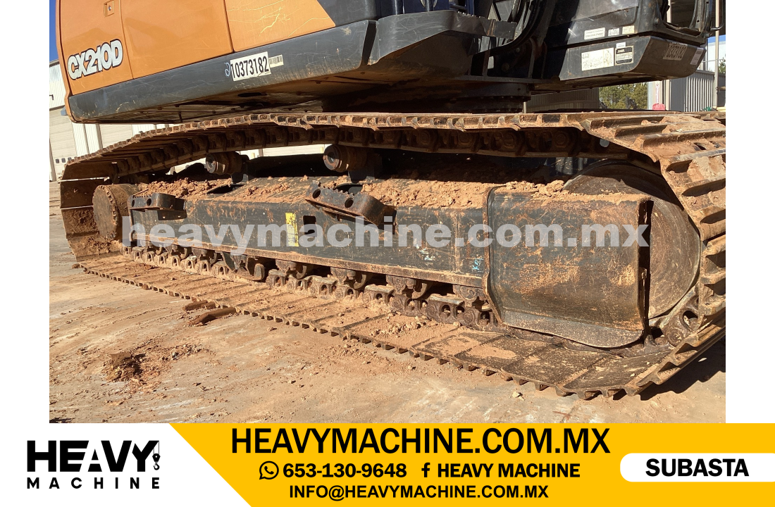 Maquinaria Pesada Excavadora 2022 CASE CX210D